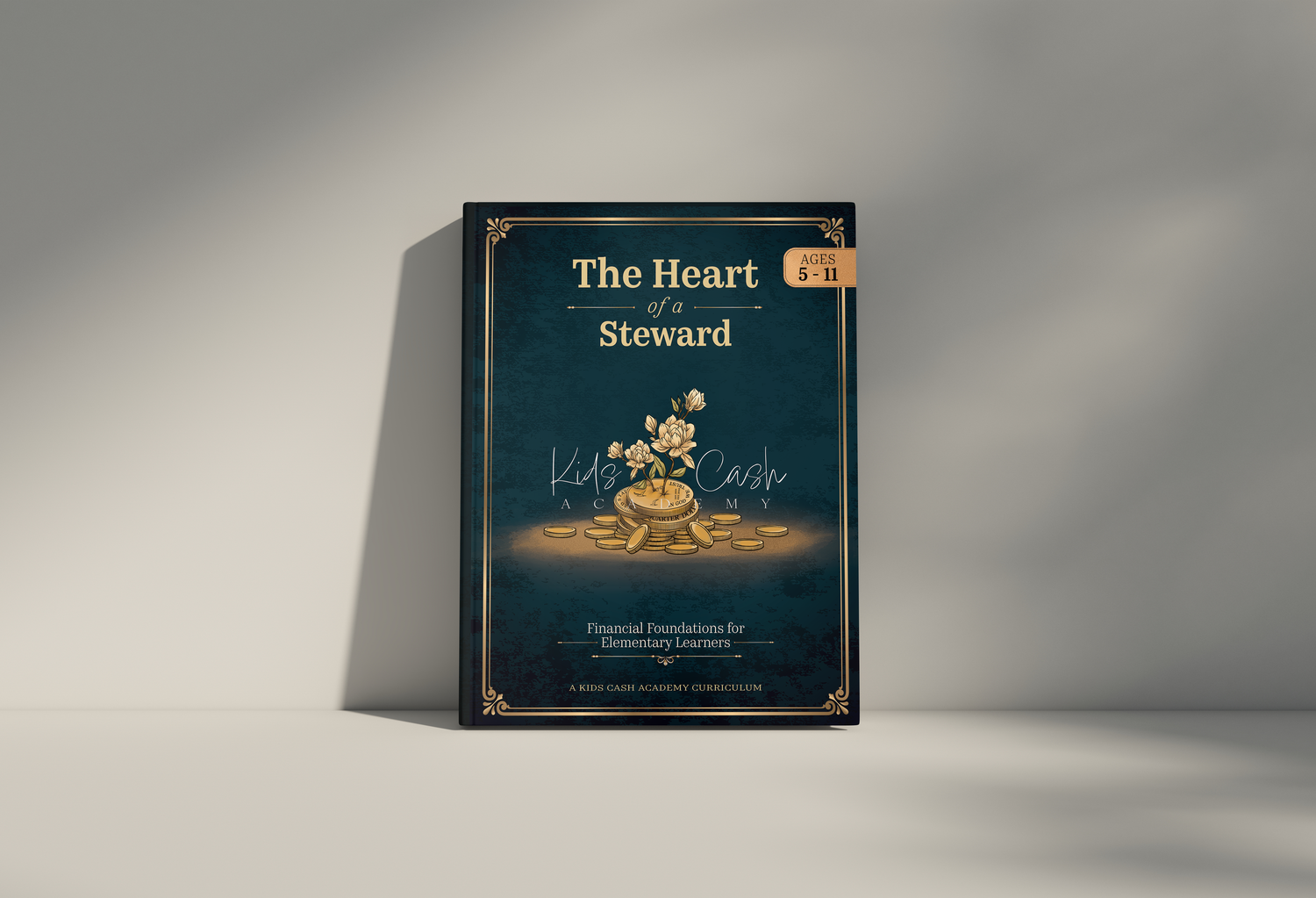 Book One titled 'The Heart of a Steward' on a gray background